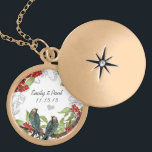 Bröllop Vintage Birds & Bloom Anniury Necklace Guldpläterat Halsband<br><div class="desc">Keepsaké Necklaces Välj antingen Silver Plattat eller Sterling silver</div>