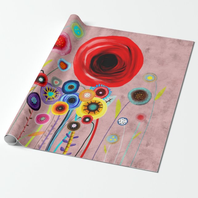 Bröllop Vintage Dröm Presentpapper (Utrullad)