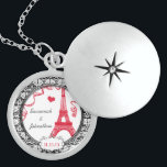 Bröllop Vintage Eiffel Torn Årsdag för årsjubileum Sterling Silver Halsband<br><div class="desc">Bröllop Keepsaki Bröllopsfest Necklaces - om du vill ändra bakgrund färg - klicka på anpassa - klicka på redigera - välj sista verktyg i rullgardinsmenyn och välj från ett av de färger som visas eller ange din rgb-hex-kod för personligt bröllp färg- om du vill ändra teckensnittstecknet färg markerar du den...</div>