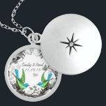 Bröllop Vintage Fågeldag - årsjubileum Berlockhalsband<br><div class="desc">Keepsaké Necklaces Välj antingen Silver Plattat eller Sterling silver</div>
