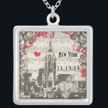 Bröllop Vintage New York-årsdagen för årsjubileet Silverpläterat Halsband<br><div class="desc">Swirls-bröllopsinbjudningar - matchningsprogram,  menyer,  sätesdiagram,  infoga kort och fler svarta Gräns-bröllopsinbjudningar,  OSA-svarskort och meny - Du väljer Pappra svarta skaféer på Gräns-menyn,  svartskorgsinbjudningar från Bröllop - Spara datum - Svarskort - Infoga kort - Sätesdiagram - Bröllop-menyer med mera.</div>
