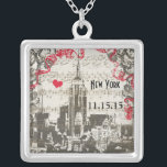 Bröllop Vintage New York-årsdagen för årsjubileet Silverpläterat Halsband<br><div class="desc">Swirls-bröllopsinbjudningar - matchningsprogram,  menyer,  sätesdiagram,  infoga kort och fler svarta Gräns-bröllopsinbjudningar,  OSA-svarskort och meny - Du väljer Pappra svarta skaféer på Gräns-menyn,  svartskorgsinbjudningar från Bröllop - Spara datum - Svarskort - Infoga kort - Sätesdiagram - Bröllop-menyer med mera.</div>