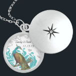 Bröllop Vintage Peacock-årsdagen för årsjubileum Berlockhalsband<br><div class="desc">Bröllop Keepsaki Bröllopsfest Necklaces - om du vill ändra bakgrund färg - klicka på anpassa - klicka på redigera - välj sista verktyg i rullgardinsmenyn och välj från ett av de färger som visas eller ange din rgb-hex-kod för personligt bröllp färg- om du vill ändra teckensnittstecknet färg markerar du den...</div>