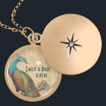 Bröllop Vintage Peacock-årsdagen för årsjubileum Berlockhalsband<br><div class="desc">Behåll Necklaces Välj antingen Silver Plattat Guld Avsluta eller Sterling silver Unik Personlig Anpassningsbar !st Bröllopsfest för julklapp av Bröllop Keepsakt Necklaces - om du vill ändra bakgrund färg - klicka på anpassa - klicka på redigera - välj sista verktyg i rullgardinsmenyn och välj från ett av de färger som...</div>