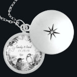 Bröllop Vintage Woodpeckers Årsdag Berlockhalsband<br><div class="desc">Keepsaké Necklaces Välj antingen Silver Plattat eller Sterling silver</div>