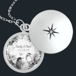 Bröllop Vintage Woodpeckers Årsdag Berlockhalsband<br><div class="desc">Keepsaké Necklaces Välj antingen Silver Plattat eller Sterling silver</div>
