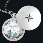 Bröllop Vintagen Fågeldag i  Berlockhalsband<br><div class="desc">Necklaces för love birds Keepsakes Välj antingen Silver Platt eller Sterling silver</div>