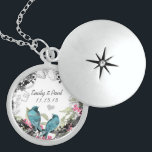 Bröllop Vintagen Fågeldag i  Berlockhalsband<br><div class="desc">Necklaces för love birds Keepsakes Välj antingen Silver Platt eller Sterling silver</div>