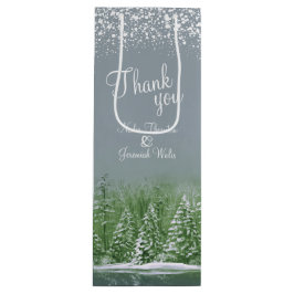 Bröllop vintertid gräs träd grönt grått art tack f