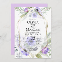 Bröllop | Violet Anemone Flower Ram