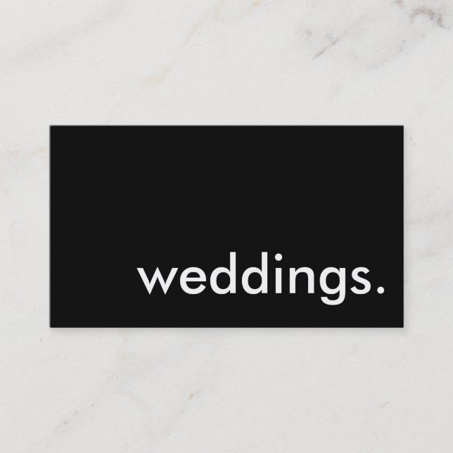 bröllop. visitkort (Framsida)