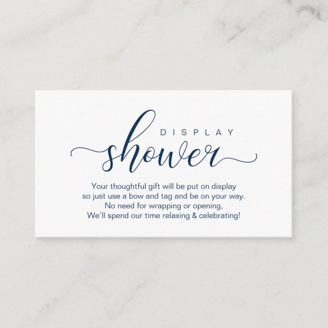 Bröllop Visning Shower, modern romsk Tilläggskort (Framsida)