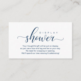 Bröllop Visning Shower, modern romsk Tilläggskort