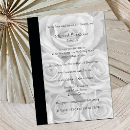 Bröllop Vow Renewal Gorgous Ro Inbjudningar
