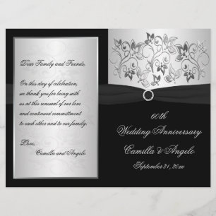 Bröllop Vow Renewal Program - Emel för hjälp