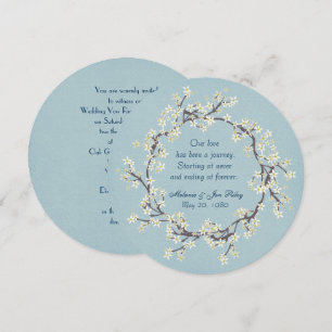 Bröllop Vow Renewal-utandning på mjukt akvarium st Inbjudningar