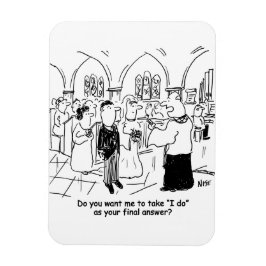 Bröllop Vows - jag gör det som ett slutligt svar Magnet