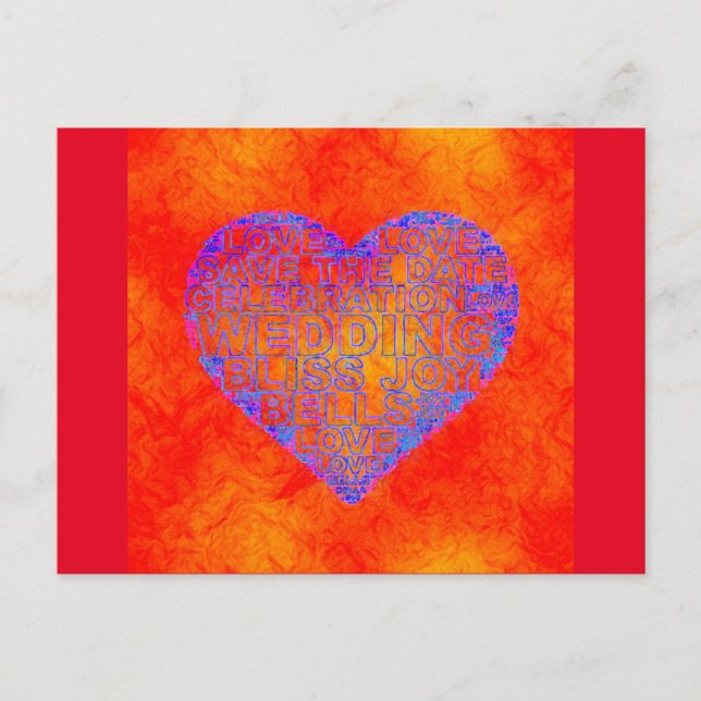 BRÖLLOP VYKORT (Framsida)