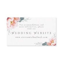 Bröllop webbplats | Modern Blommigt Rosa Peony