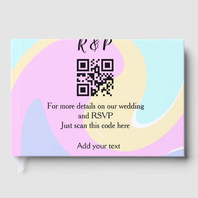 Bröllop webbplats osa q r kod lägg till namn gästböcker (Framsida)