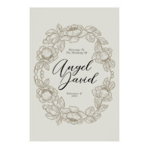 Bröllop Welcome Bohemian