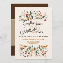 Bröllop Wildblommor Modern Inspiritivity Elegant