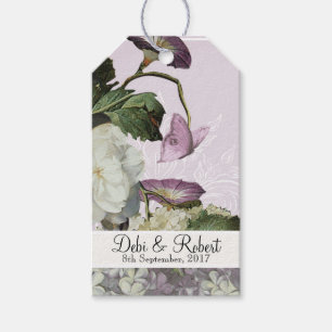 Bröllop Wish Träd Märkres God Hydrangea Presentetikett