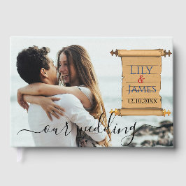 Bröllopapper Pharaoniskt kulturarv på papyrus Gästböcker