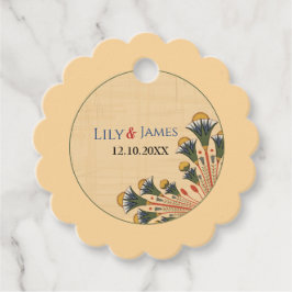 Bröllopapper Pharaoniskt kulturarv på papyrus Gåvor Etiketter