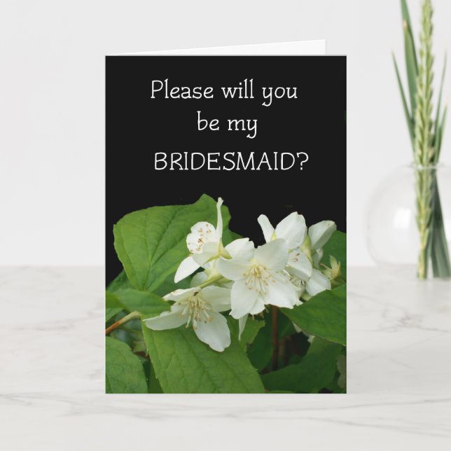 Bröllopapport för Bridesmaid Inbjudan (Framsida)
