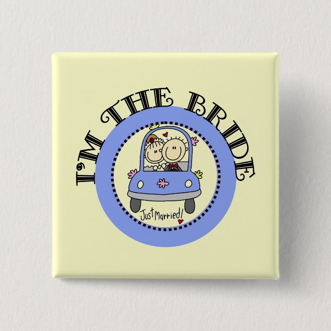 Bröllopbilbrud Knapp (Framsida)