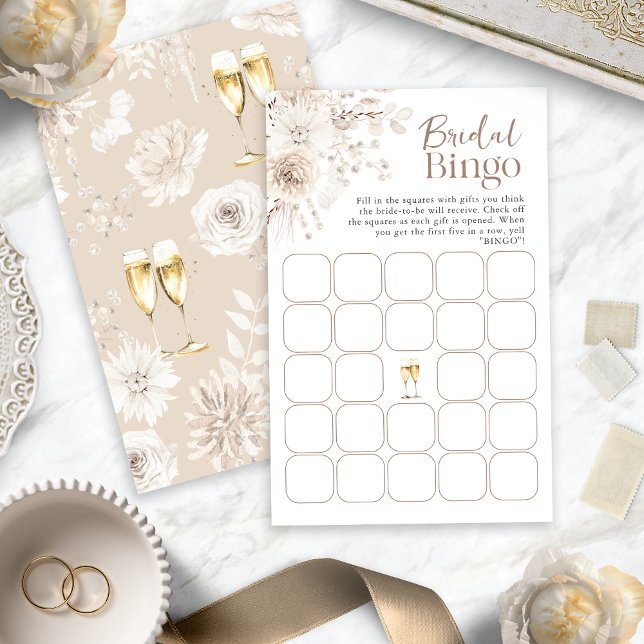 Bröllopbingo Bröllopslek (Bridal Bingo Shower Game
)