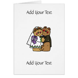 Bröllopbjörnkram OBS Kort