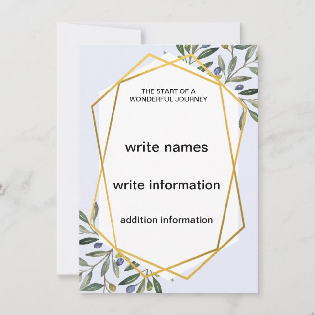 Bröllopbjudandemallar Inbjudningar (Framsida)