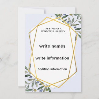 Bröllopbjudandemallar Inbjudningar