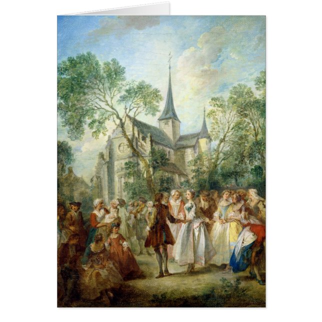 Bröllopdansen Hälsningskort (Framsidan)