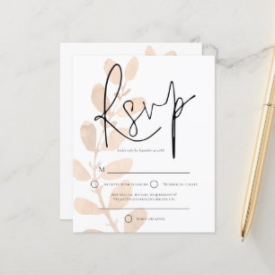 Bröllopet OSA Budget Modern Löv Script