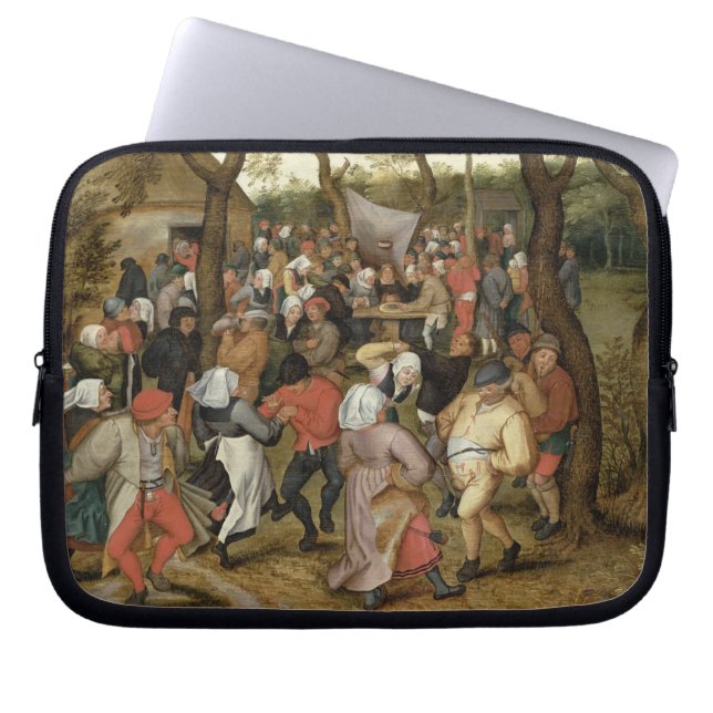 Bröllopfestmåltiden Laptop Sleeve (Framsidan)