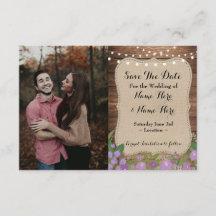 Bröllopfotospara förlovningen för dateraBurlapträ