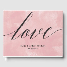 Bröllopgästboken med kärlekCalligraphy skrivar