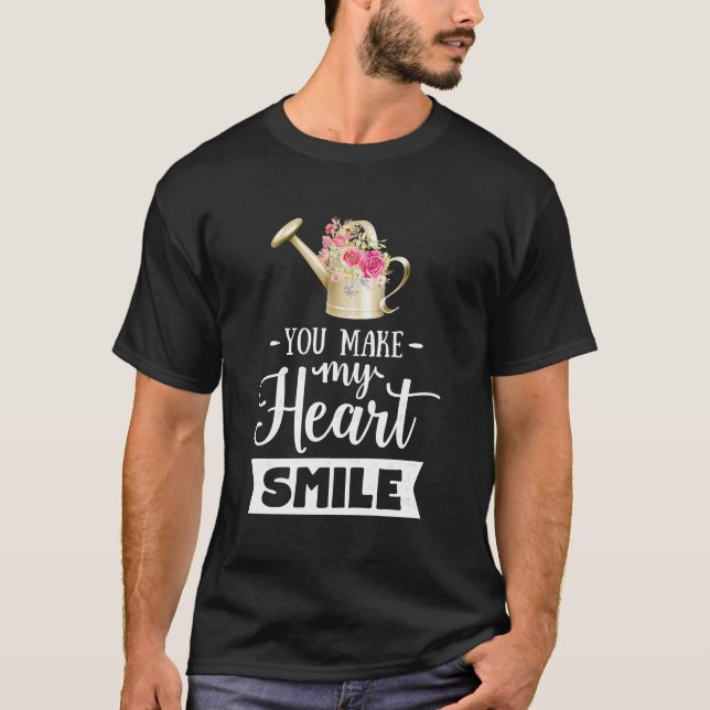 Bröllopgåvor | Du gör mitt hjärta smilt T Shirt (Framsida)