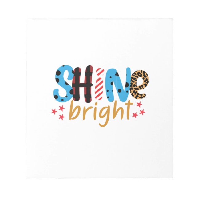 Bröllopgåvor | Shine Bright Anteckningsblock (Framsida)