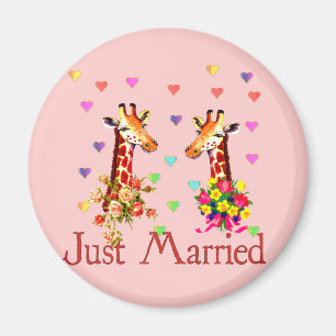 Bröllopgiraff Magnet