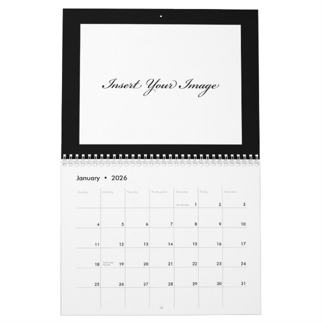 BröllopGuestbookKÄRLEK i alfabetfotografi Kalender (Jan 2026)