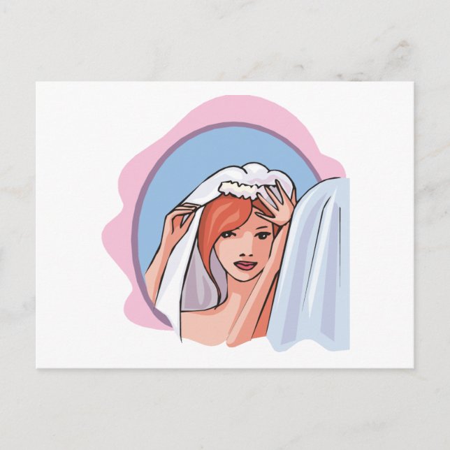 Bröllopinbjudan 42 vykort (Framsida)