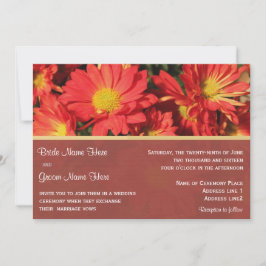 Bröllopinbjudan från brud och brudgumm. inbjudningar