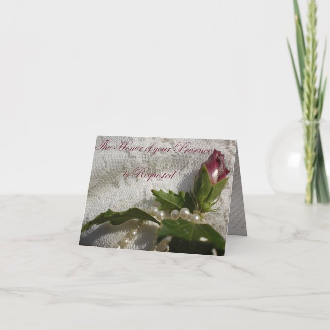 Bröllopinbjudan Inbjudan (Framsida)