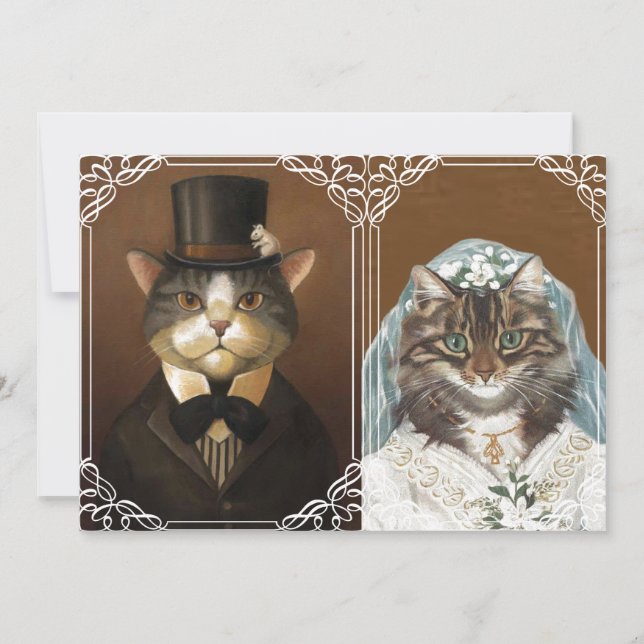 BRÖLLOPinbjudan Inbjudningar (Framsida)