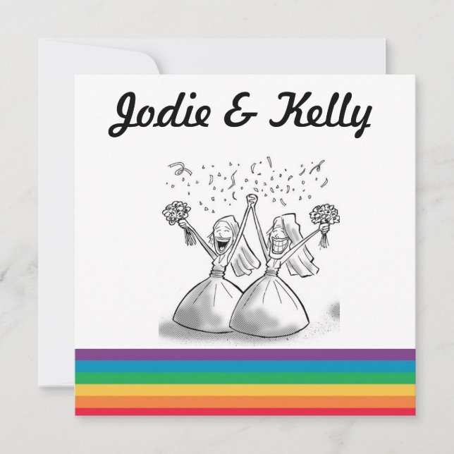 Bröllopinbjudan Inbjudningar (Framsida)