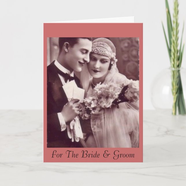 Bröllopkort 1 kort (Framsida)